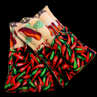 Microwave Slippers Chili Peppers