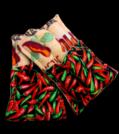 Microwave Slippers Chili Peppers