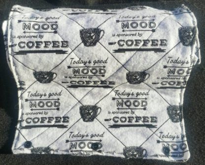 Today's Good Mood Sponsored by Coffee - Reusable Eco friendly Unpaper Towels