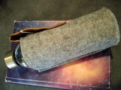 Glass Drinking Bottle with Fabric Carrier